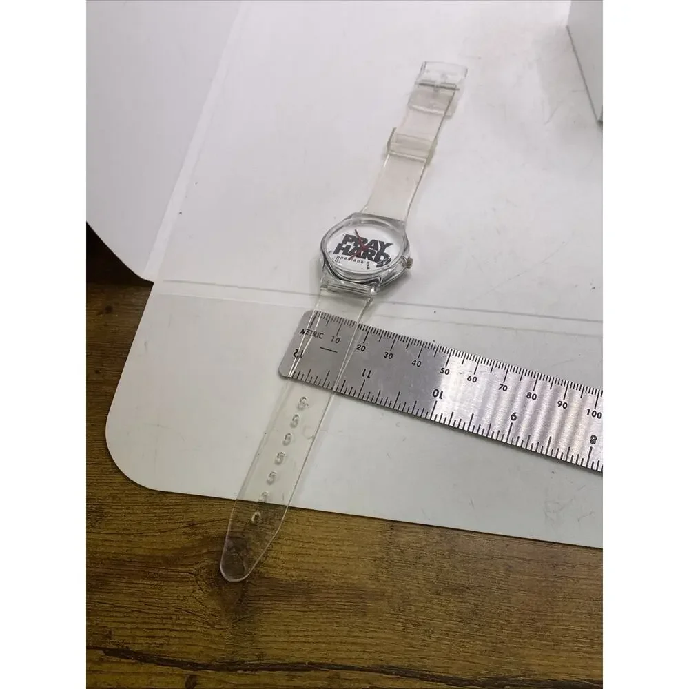 Vintage Pray Hard Watch Clear Watch New Battery
